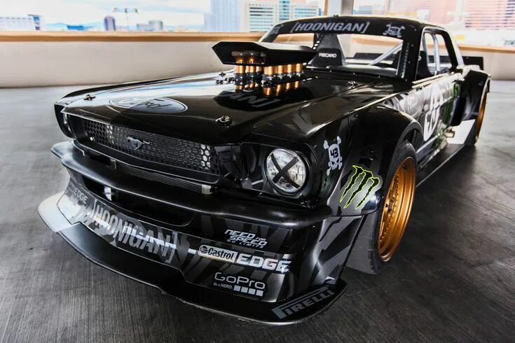 Крутой тюнинг автомобили 845HP 1965 Ford Mustang AWD Monster Is Ken Block’s Car for Gymkhana 7 Carscoops 