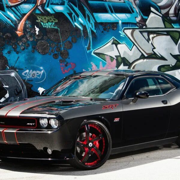Крутой тюнинг фото Devilish Dodge Challenger on Asanti Custom Rims - Photo by Exclusive Motoring Do