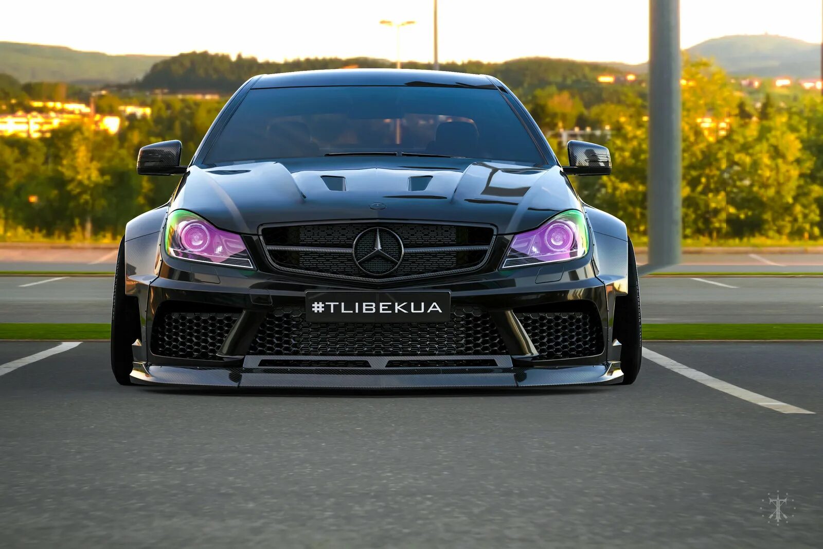 Крутой тюнинг мерседес Kasim Tlibekua - 3 in 1. Widebody kits