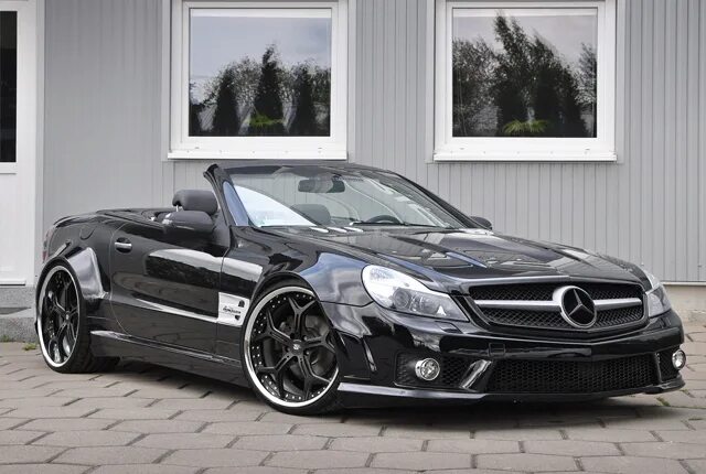 Крутой тюнинг мерседес Mercedes SL Widebody Facelift Converison in Priogress R230. Flickr
