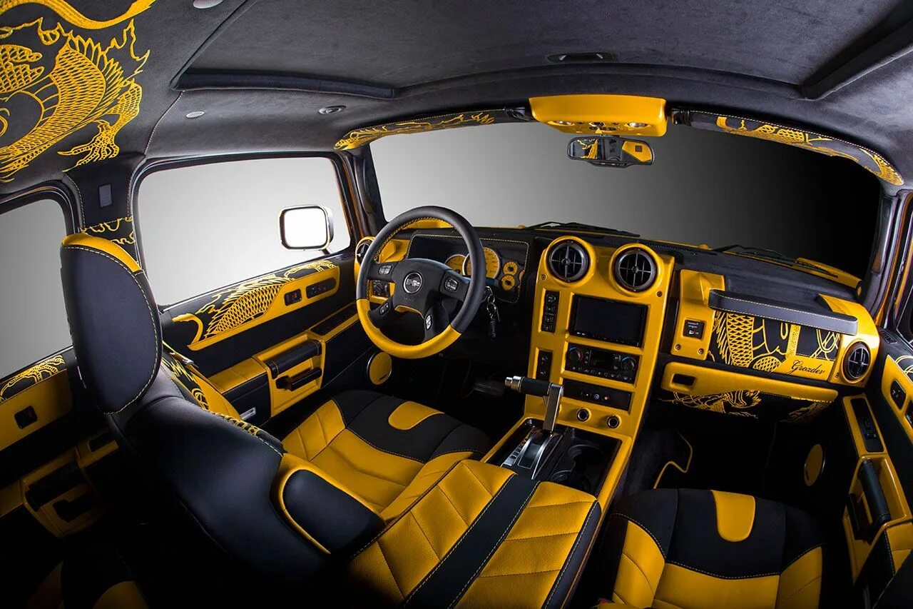 Крутой тюнинг салона Hummer H2 by Vilner Hummer h2, Hummer cars, Hummer