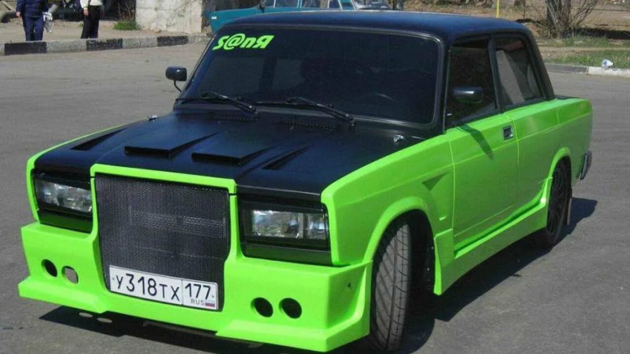 Крутой тюнинг ваз 2107 GTA CRMP ОБЗОР ЖИГУЛЯ ВАЗ 2107 +ТИР - YouTube