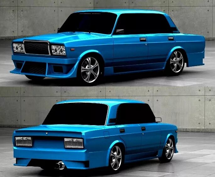 Крутой тюнинг ваз 2107 Цель ! - Lada 21074, 1,6 л, 2005 года тюнинг DRIVE2