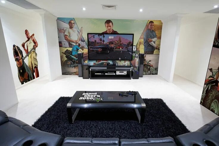 Крутой зал фото Quarto Gamer: +80 Ideias para quem Adora Videogames e Jogos 2024 Quarto gamer, S
