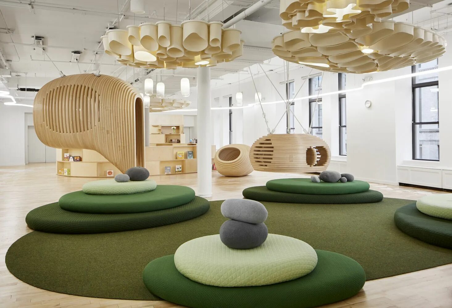 Кружок дизайн интерьера Gallery of WeGrow / Bjarke Ingels Group - 8 School interior, Interior design, In