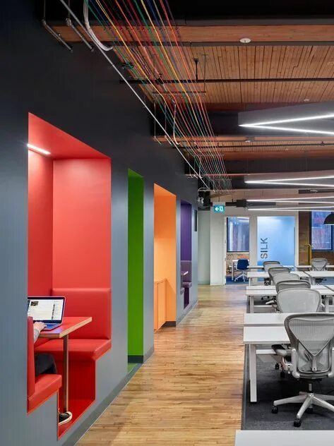 Кружок дизайн интерьера Gallery of Slack Toronto Office / Dubbeldam Architecture + Design - 12 Commercia