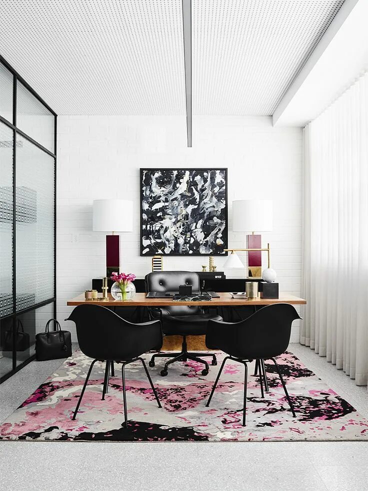 Кружок дизайн интерьера Dark Colors By Greg Natale Covet House Inspirations Home office decor, Home offi