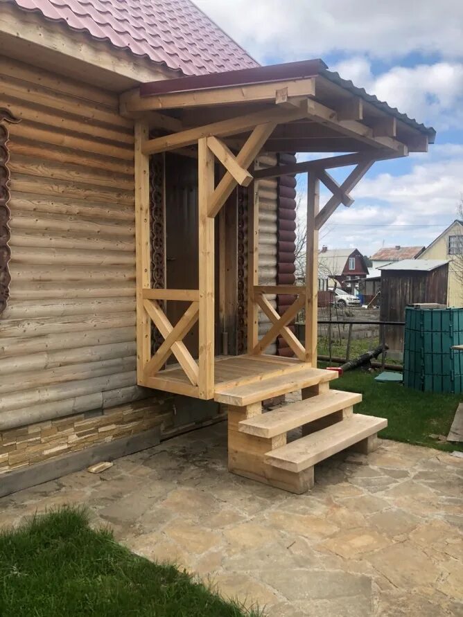 Крыльцо для беседки из дерева своими руками Крыльцо для бани своими руками: фото, из дерева, бетона, кирпича, с навесом