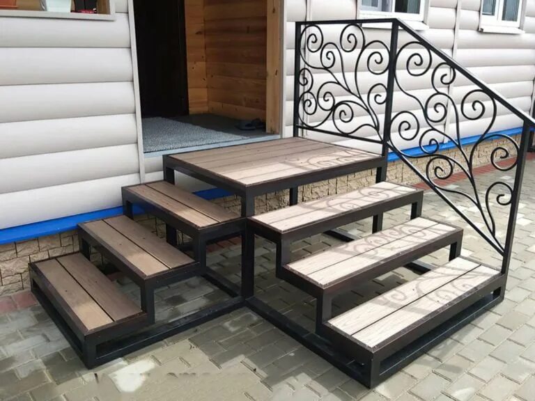 Крыльцо из металла фото проекты Крылечки - Теплицы Севера