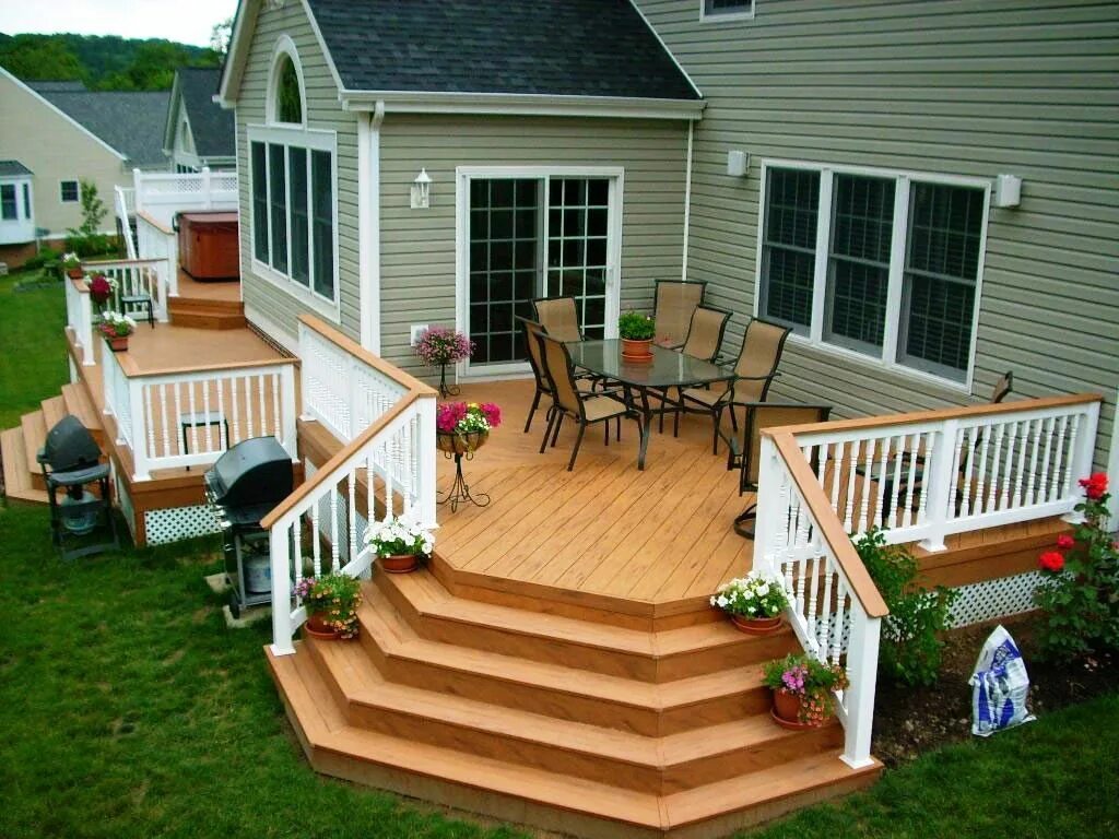 Крыльцо к дому проекты фото Backyard Deck Designs Ideas Plans Decks backyard, Deck designs backyard, Patio