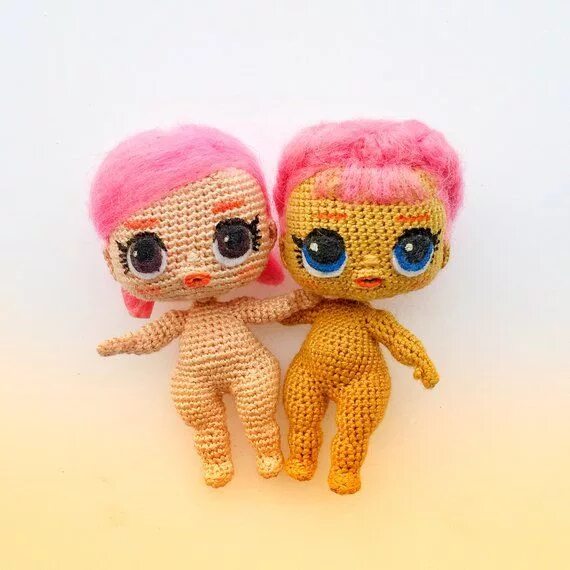 Кукла лол крючком амигуруми схемы Pattern Crocheted Doll. Handmade amigurumi doll. Tutorial. Etsy Crochet dolls, A