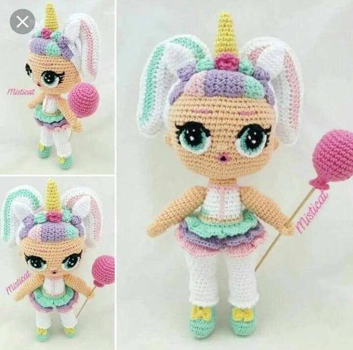 Кукла лол крючком амигуруми схемы Best 11 Crochet LOL doll : Best 11 Crochet LOL doll #Crochet #Doll #LOL (With im