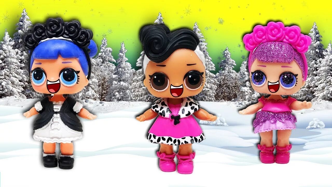 Кукла лоо фото и цена LOL Surprise Dolls Holiday Play-Doh Surprise Gift Game! Diva, Dollface & Sugar Q