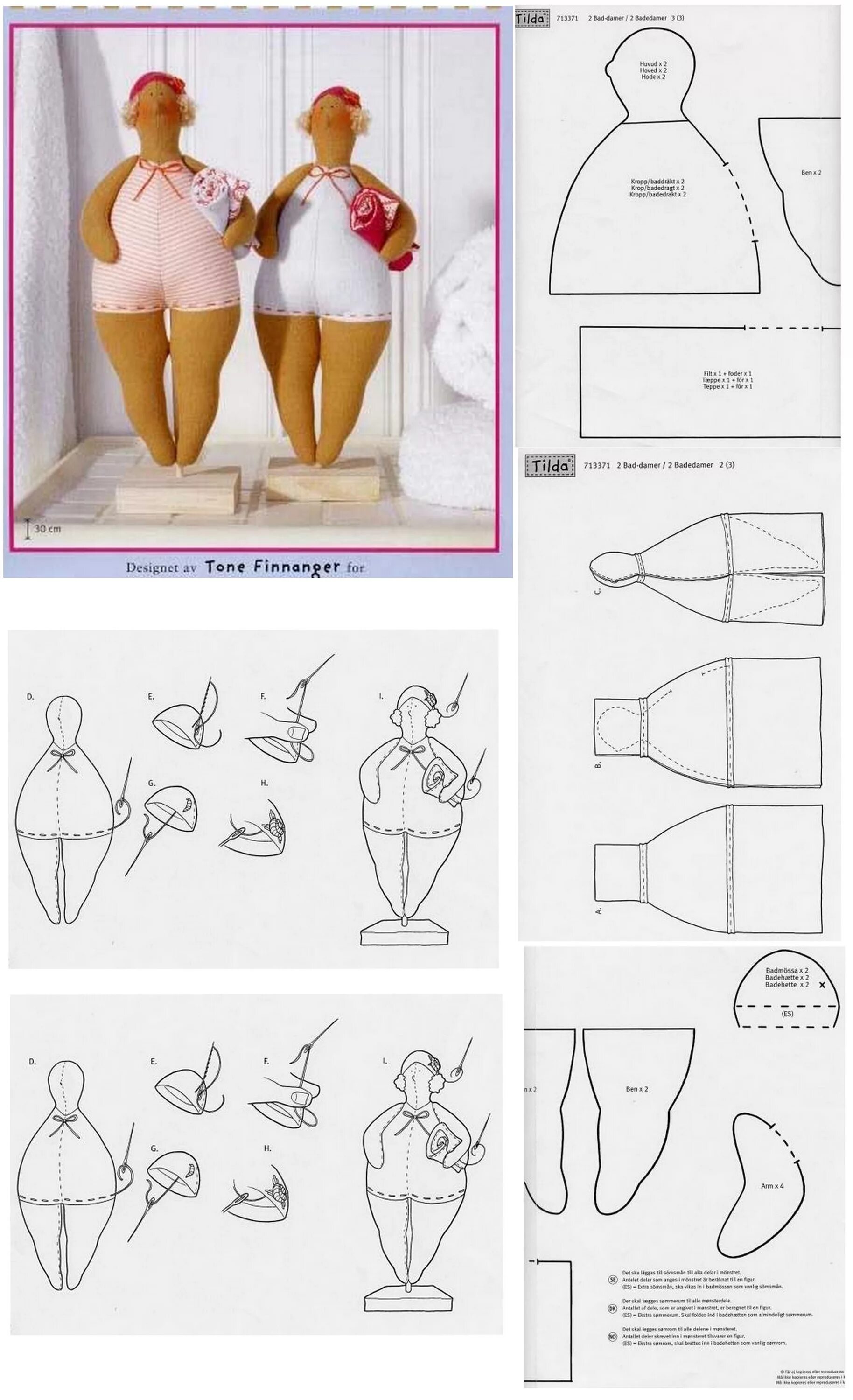 Кукла пухлые щечки выкройка Pin by Tarentulove n on 12 POUPEE TILDA PATRON Sewing dolls, Homemade dolls, Dol