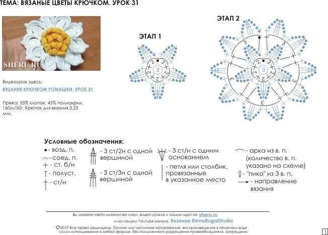 Кукла ромашка крючком схема и описание амигуруми Ромашка крючком: схема и описание для начинающих