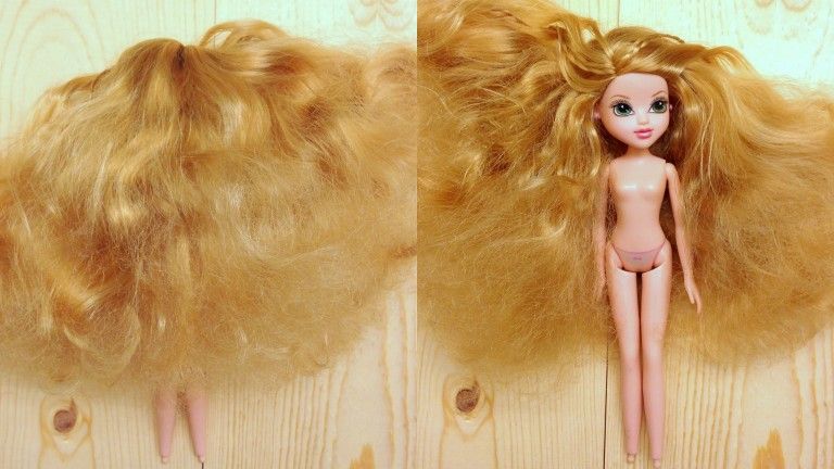 Кукла с волосами фото Back to Basics: How to Fix and Straighten Doll Hair Doll hair, Barbie hair, Doll