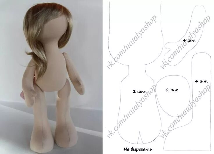 Кукла сшить своими руками выкройки Выкройки игрушек, парики, обувь, ткань для кукол Fabric art doll, Textile doll, 