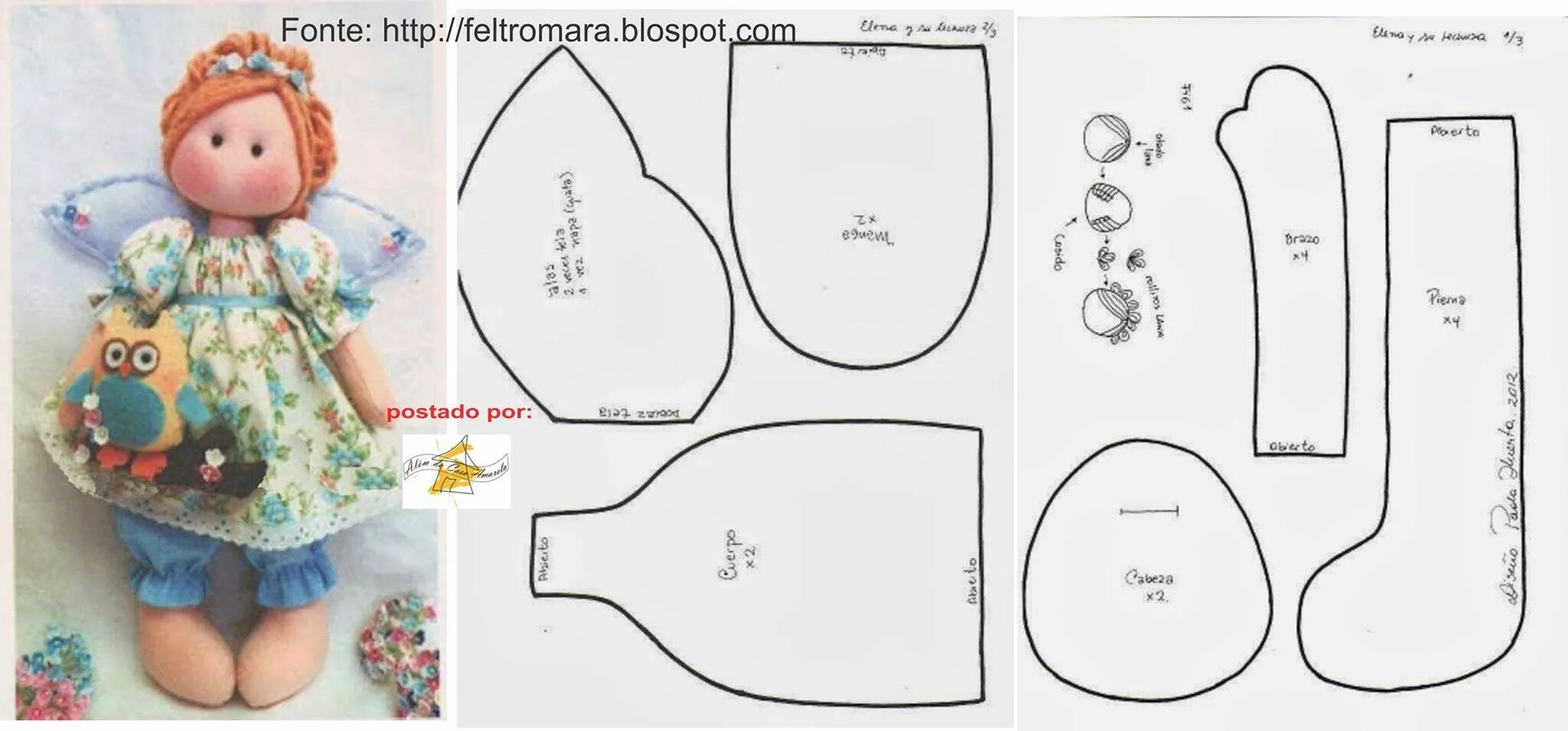 Кукла своими руками для начинающих выкройки Soft dolls, Cute dolls, Rag doll pattern