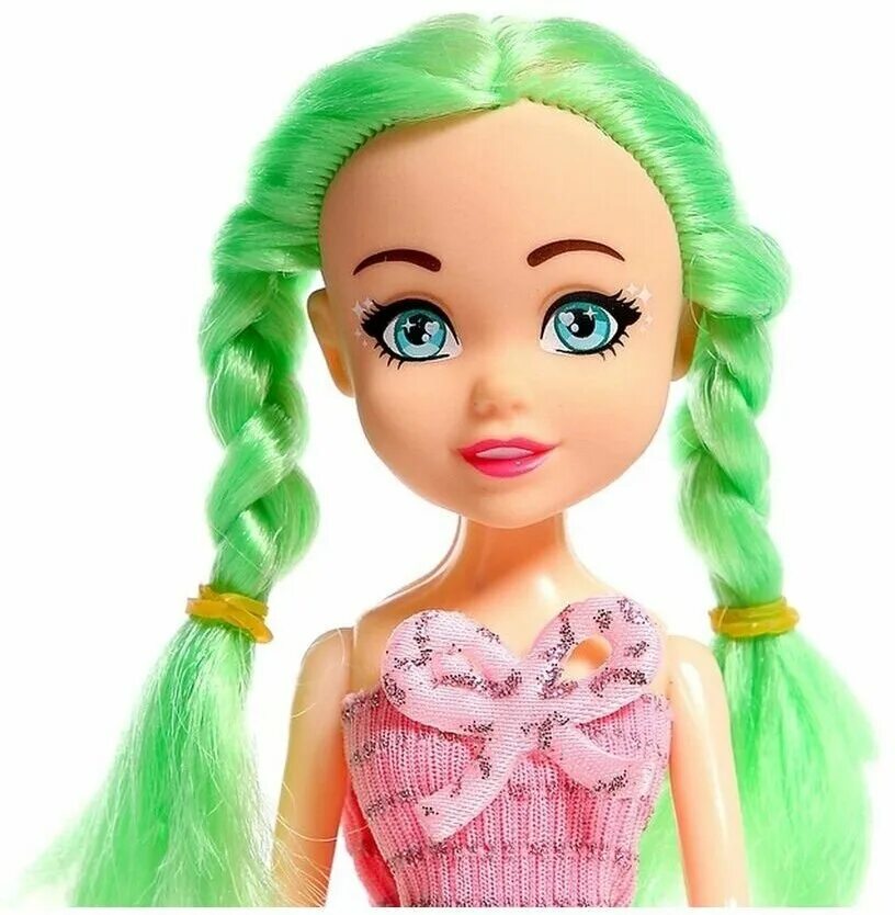 Кукла цветной бул 21 стр 6 фото Кукла модная "Lollipop doll" цветные волосы микс 4406617 - купить в интернет-маг