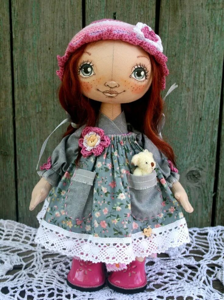 Кукла тыквоголовка фото Тыквоголовка с мишкой. Crochet hats, Crochet, Style