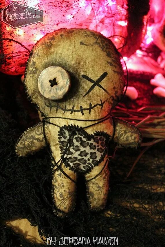 Кукла вуда фото Original Handmade Voodoo Doll New Orleans Voodoo Spooky Doll Plush Magick OOAK F