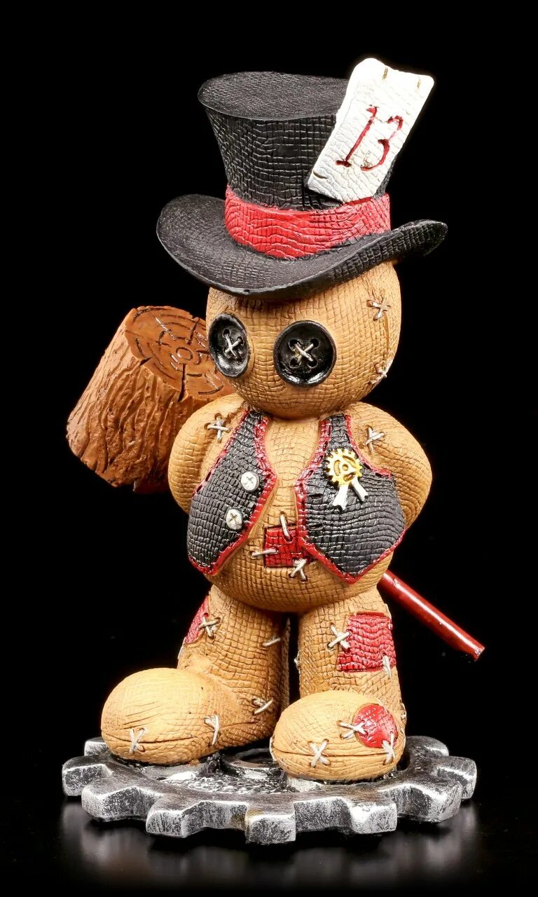 Кукла вуду фото Pinheadz Voodoo Doll Figurine - Mallet Max Pinheadz Figures Gothic-Shop www.figu