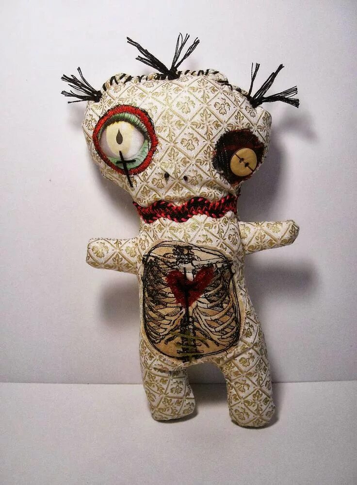 Кукла вуду фото как сделать Catherine ZACCHINO, a.k.a. Junker Jane Monster dolls, Ugly dolls, Halloween doll