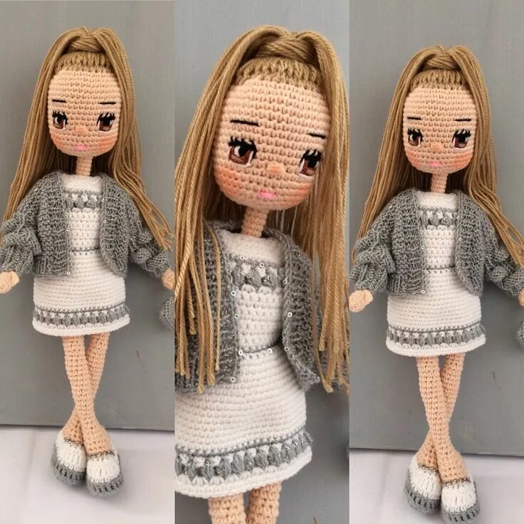 Кукла вязанная фото Pin by Sevginin.atolyesinden on İnstagram @sevginin.atolyesinden Crochet doll tu