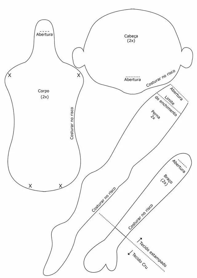 Кукла выкройки в натуральную Fabric doll pattern, Doll patterns, Sewing dolls