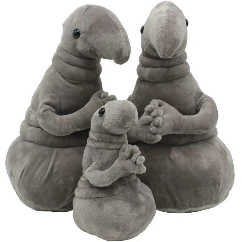 Кукла ждун фото 20cm Hot Sale Plush Alien Monster Zhdun Figurine Toy Zhdun Meme Tubby Gray Blob 