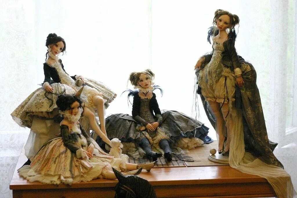 Куклы алисы филипповой фото Алиса Филиппова /Alisa Filippova Художественные куклы, Куклы, Работы
