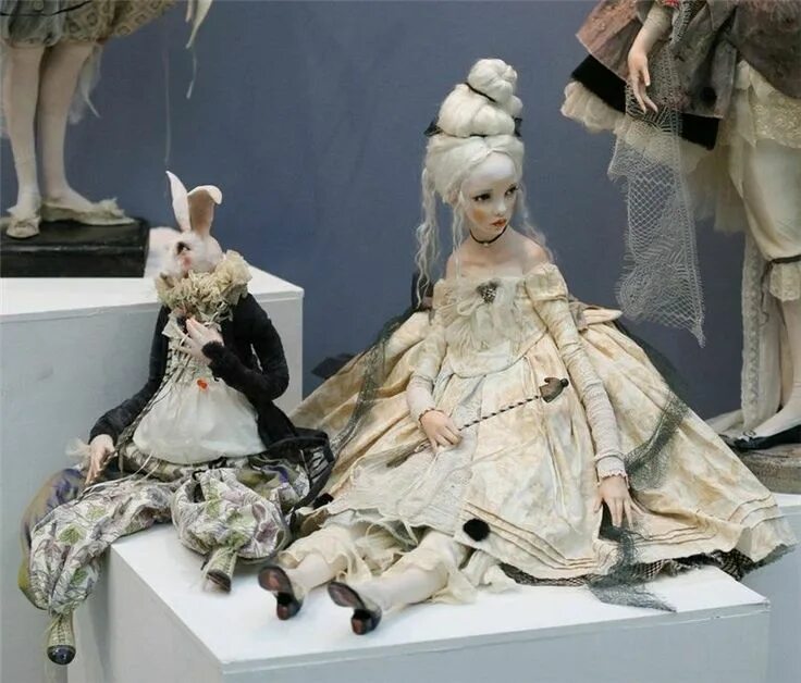 Куклы алисы филипповой фото Проект "Вниз По Кроличьей Норе". Авторские куклы Алисы Филипповой / Куклы / Бэйб