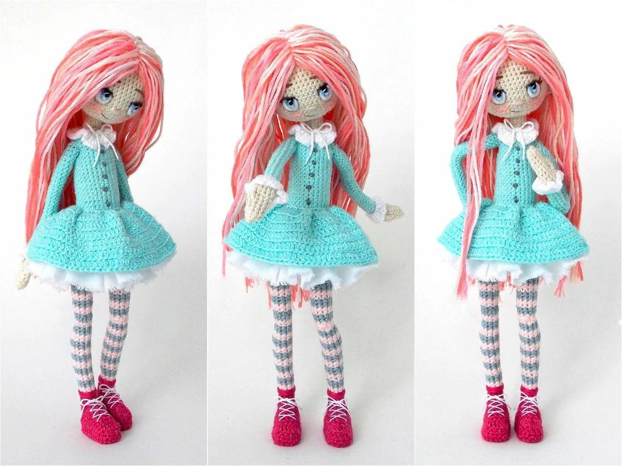 Куклы амигуруми крючком фото Made by Mint Bunny VK Muñeca amigurumi, Muñecos de ganchillo y Patrones amigurum