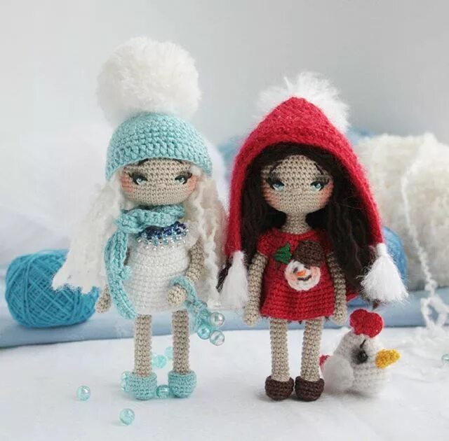 Куклы амигуруми крючком фото Девочки из одной сказки.... Crochet dolls, Amigurumi doll, Dolls handmade