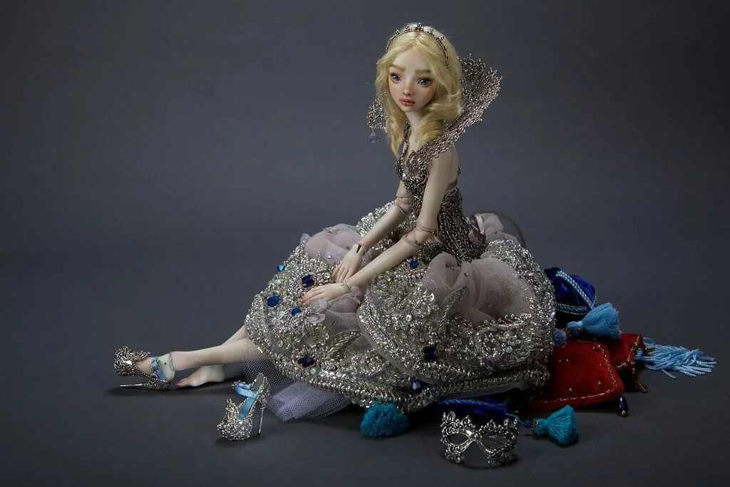 Куклы авторской работы фото Cinderella, Marina Bychkova Flickr - Photo Sharing! Enchanted doll, Marina bychk