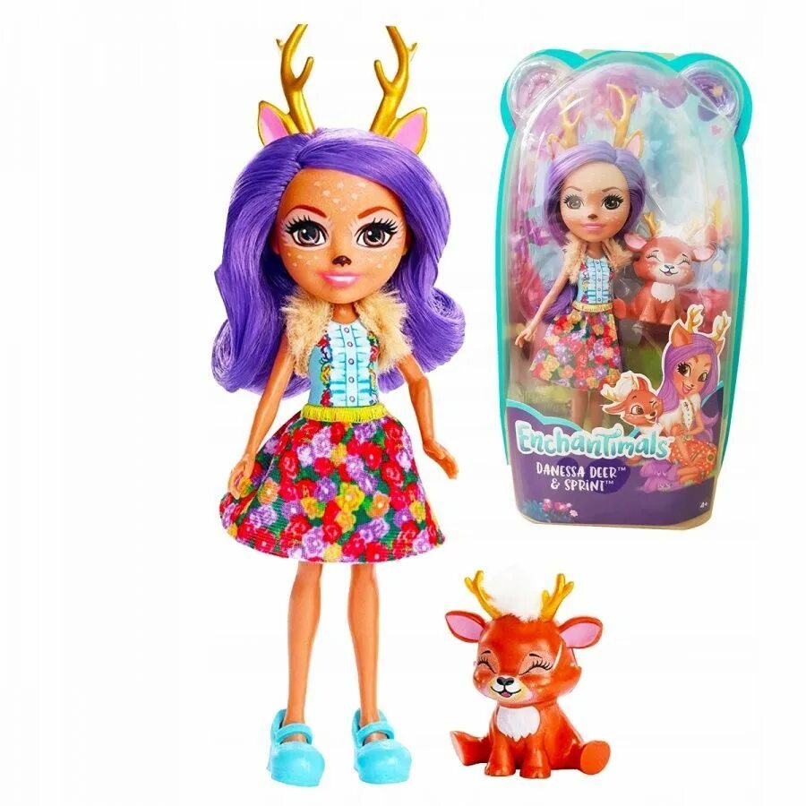 Куклы энчантималс имена и фото на русском Кукла Mattel Энчантималс с любимой зверюшкой - купить с доставкой по выгодным це