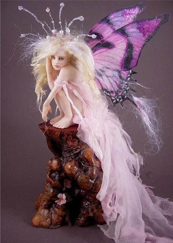 Куклы феи фото Куклы феи. Fairy art dolls, Fairy dolls, Ooak fairy