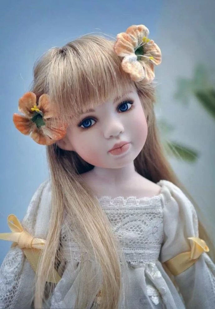 Куклы фото бесплатно Самые красивые куклы в мире Colors.life Miniature dolls, Flower girl dresses, Do