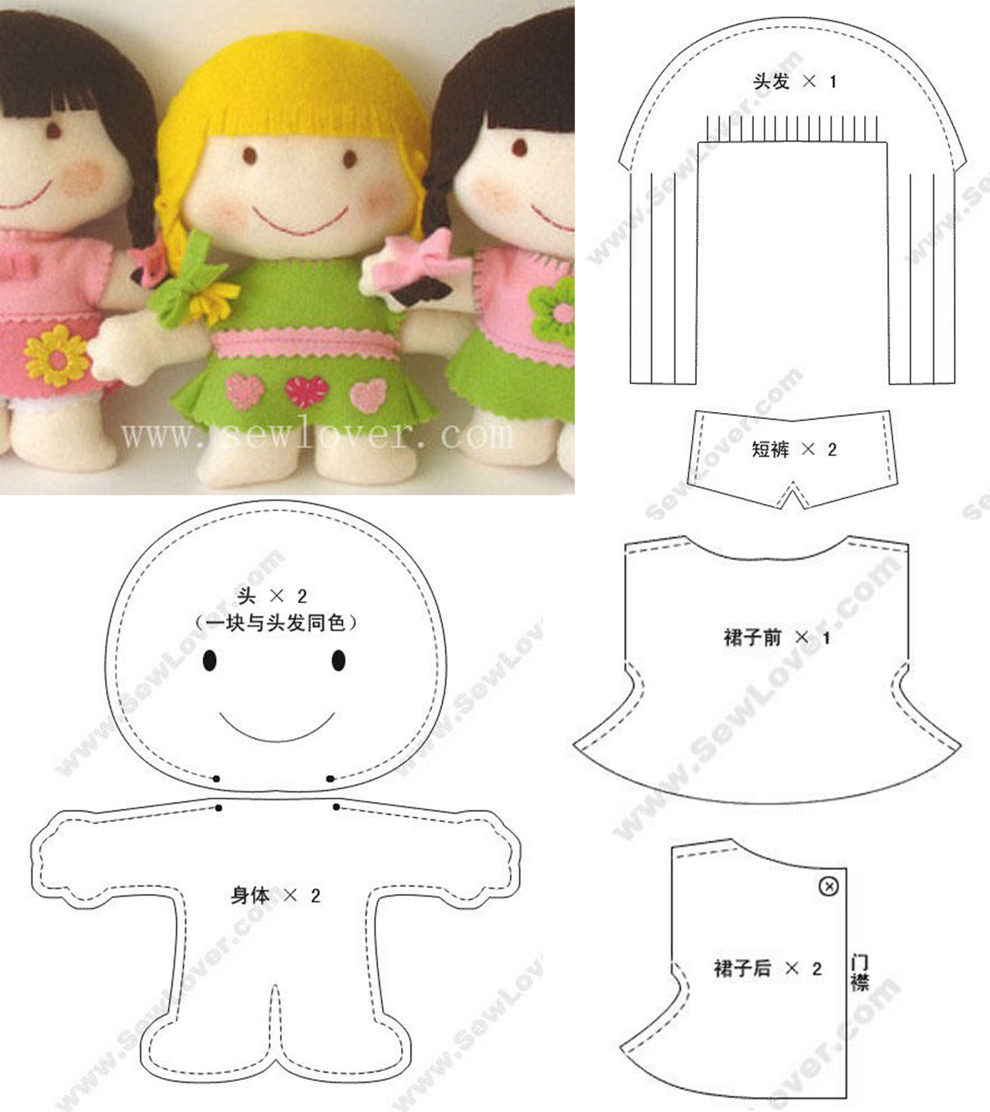 Куклы из фетра своими руками с выкройками Pin by Leonora Binedell on Felt Ideas....and Patterns.... Felt dolls, Sewing toy
