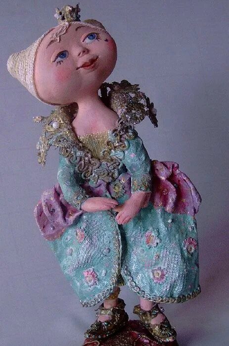Куклы из папье маше фото Алена Елисеева - by Alena Eliseeva