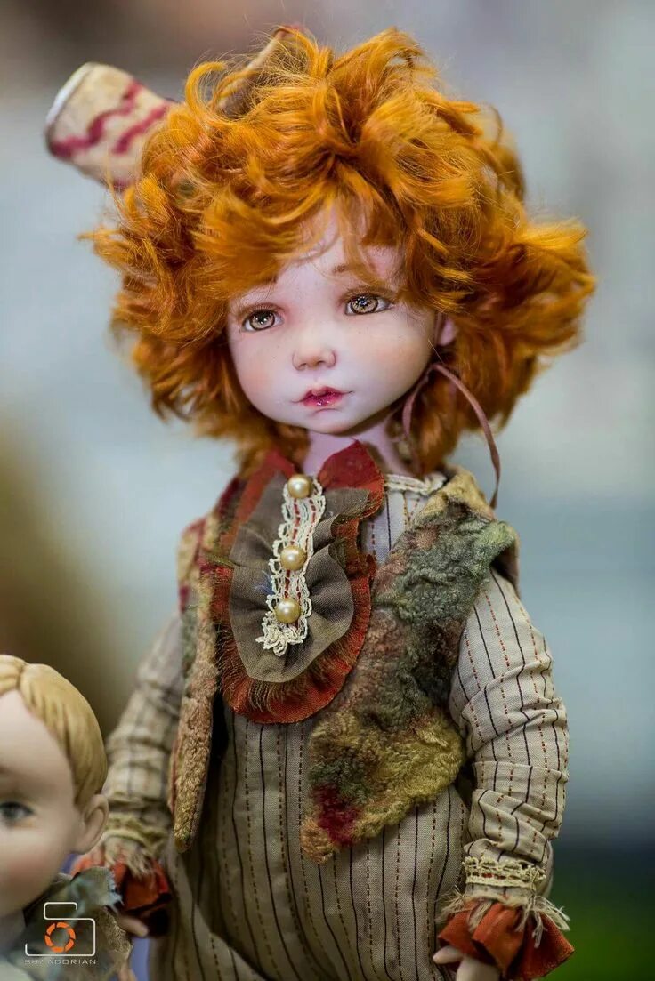 Куклы из полимерной глины фото авторские ручной Oh my ! looks just like Shirley MacLaine...amazing Art dolls, Fairy art dolls, F