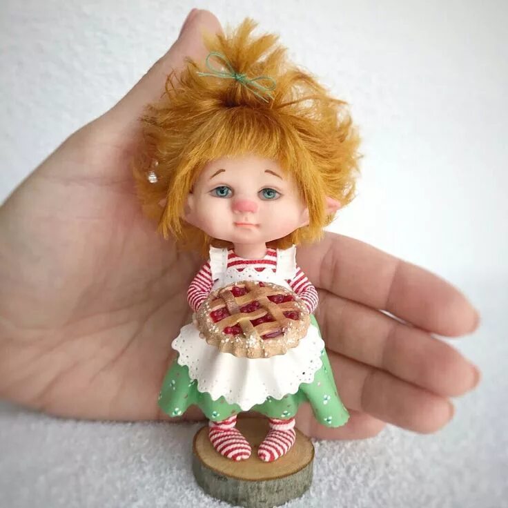 Куклы из полимерной глины фото своими руками Pin on Duendes Cute dolls, Fairy dolls, Polymer clay dolls
