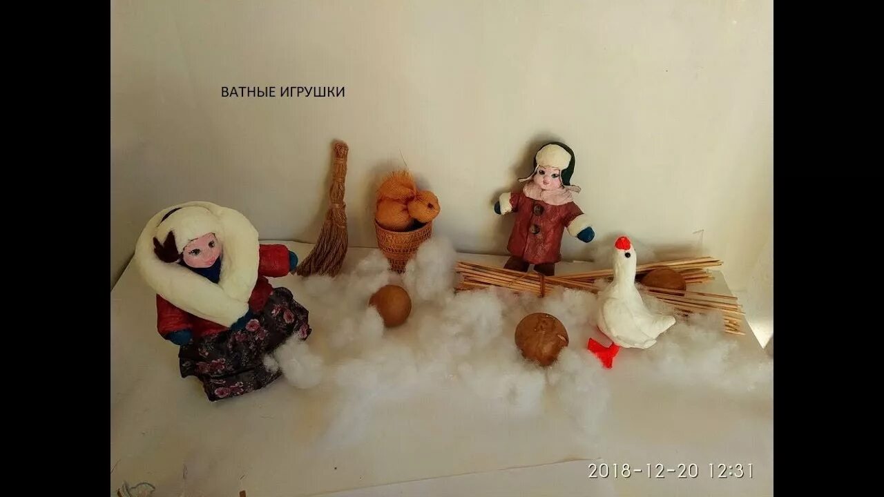 Куклы из ваты фото ИГРУШКИ из ваты..Кукла из ваты своими руками. MUÑECA DE tela - YouTube