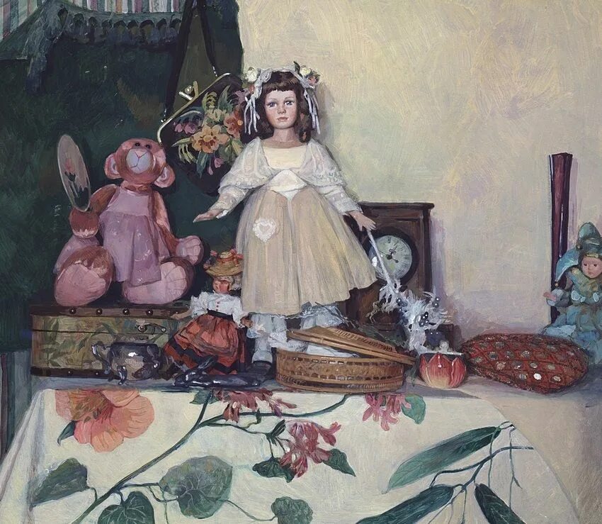 Куклы картины фото Sayda Afonina / Сайда Афонина, 1965 Realistic Figurative painter Картины, Живопи