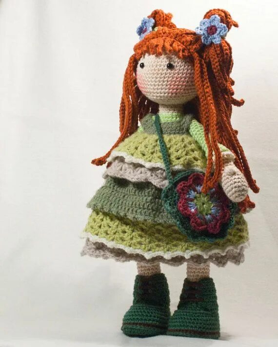 Куклы крючком фото Crochet Pattern for Doll ELLIE, Pdf deutsch, English, Nederlands, Español, Itali