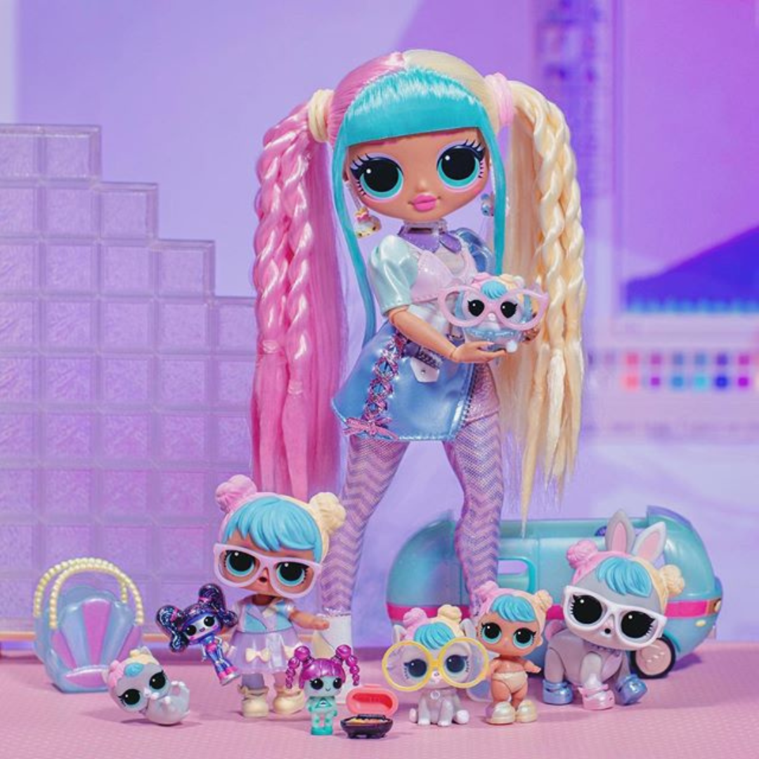 Куклы lol surprise радуга фото Игровой набор L.O.L. Surprise! O.M.G. Bon Bon Family Candylicious + 45 сюрпризов