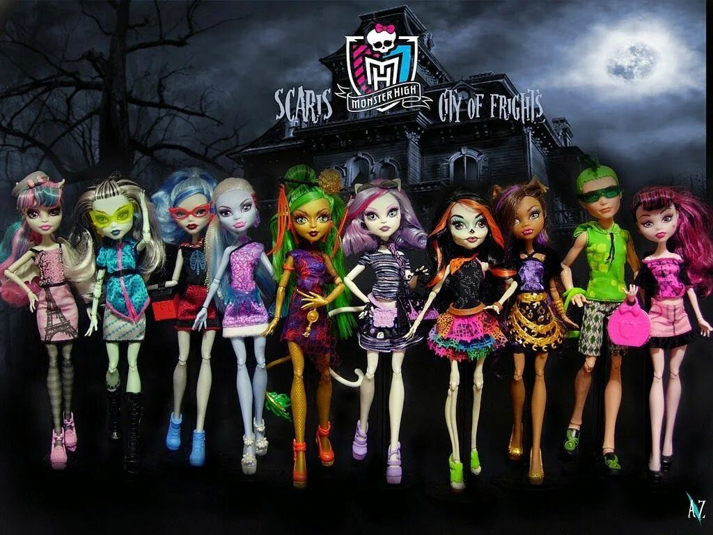 Куклы монстер хай имена фото Monster high