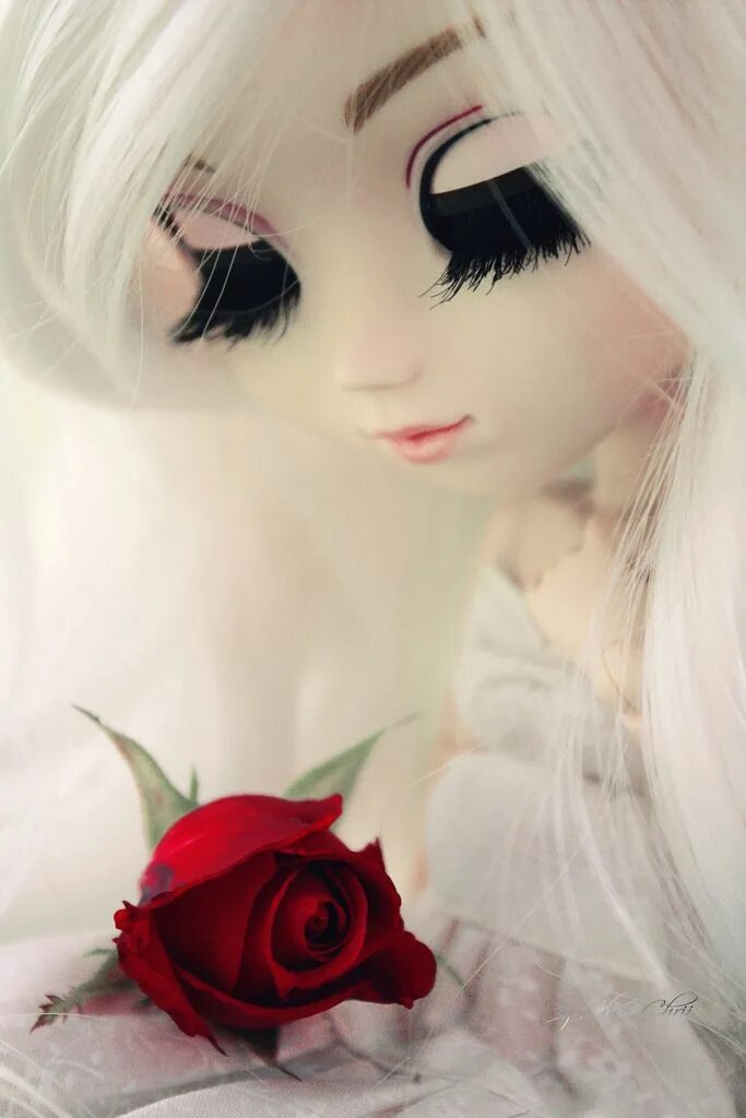 Куклы на аватарку фото Pure, White and palish Simple in 2019 Cute dolls, Anime dolls, Blythe dolls