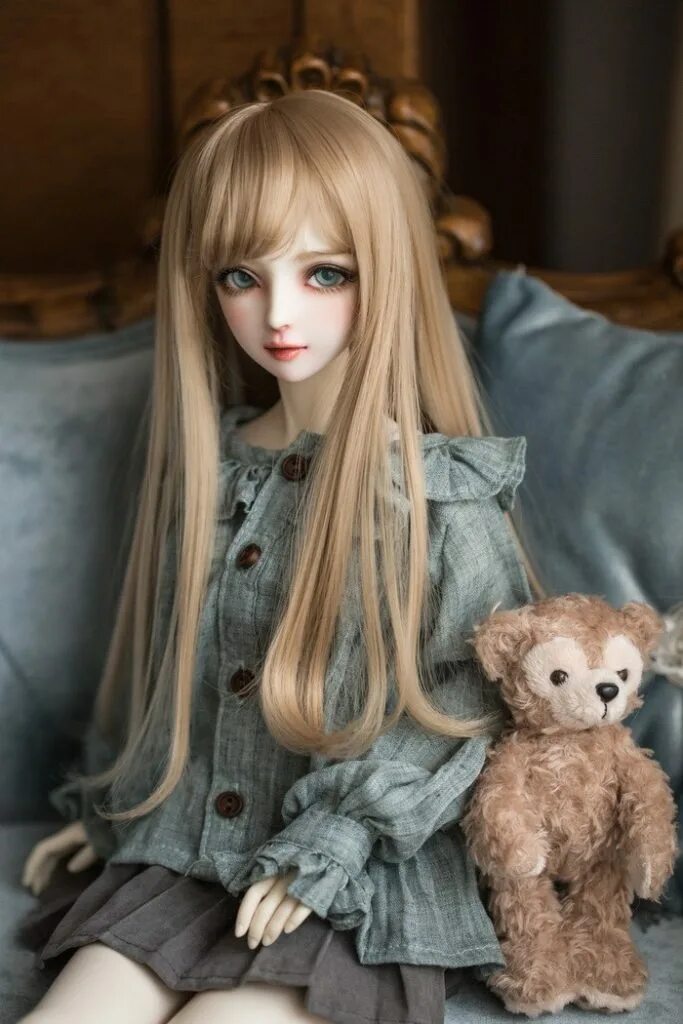 Куклы на шарнирах фото WDA3036 Champagne 1/3 - Selenity Doll