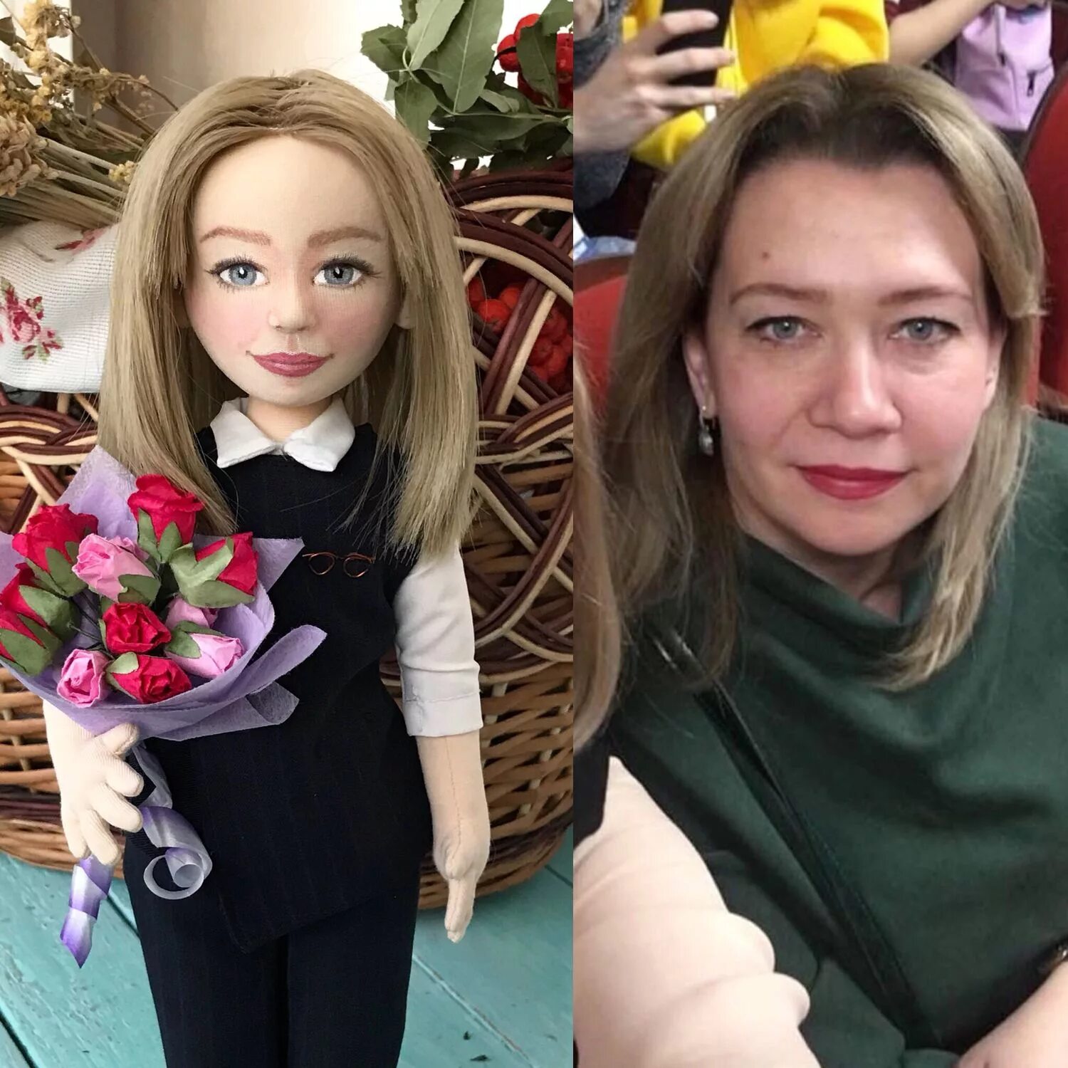 Куклы на заказ по фото Кукла портретная учитель в интернет-магазине Ярмарка Мастеров по цене 20000 ₽ - 